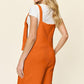 Double Take Full Size Textured Shortalls Shortalls