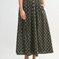 MABLE Floral Crop Top and Skirt Set