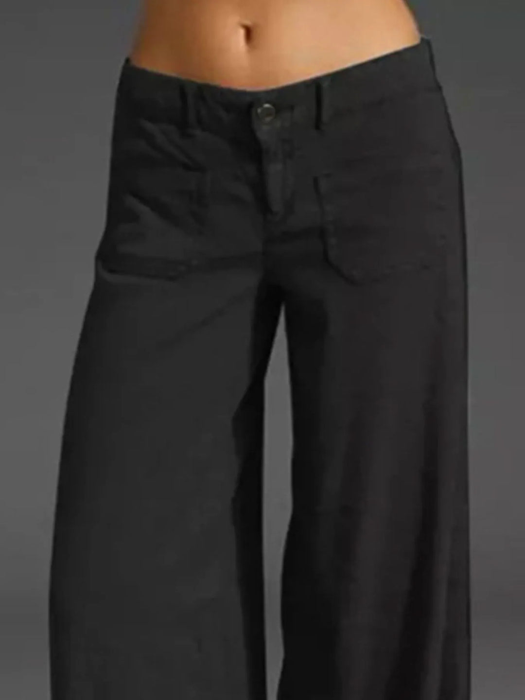 Full Size Wide Leg Jeans with Pockets Plus Size | Jeans Daverri Fashions