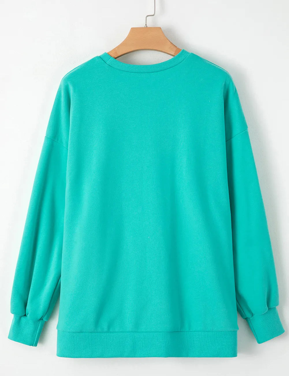 Round Neck Long Sleeve Sweatshirt | Sweatshirts Daverri Fashions