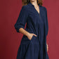 Umgee Tiered Corduroy Mini Dress with Balloon Sleeves Mini Dresses