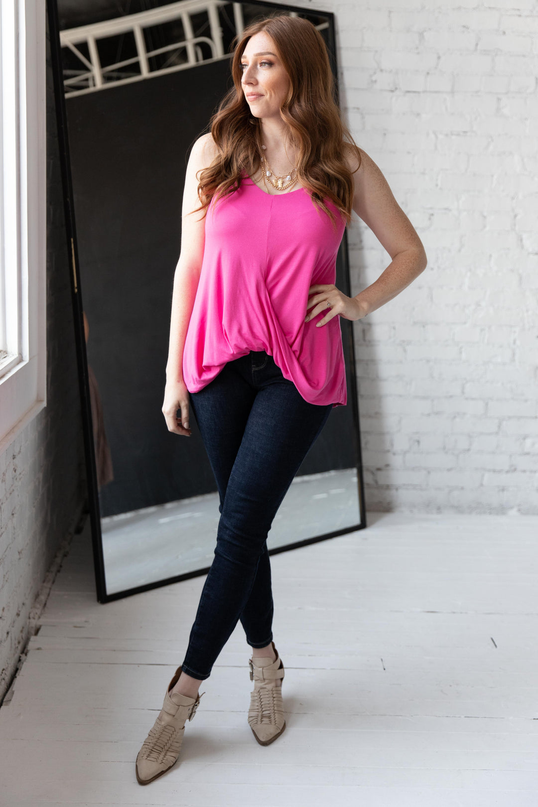 Think Pink Tank Womens