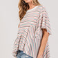 SAGE + FIG Full Size Round Neck Stripe Top Tops