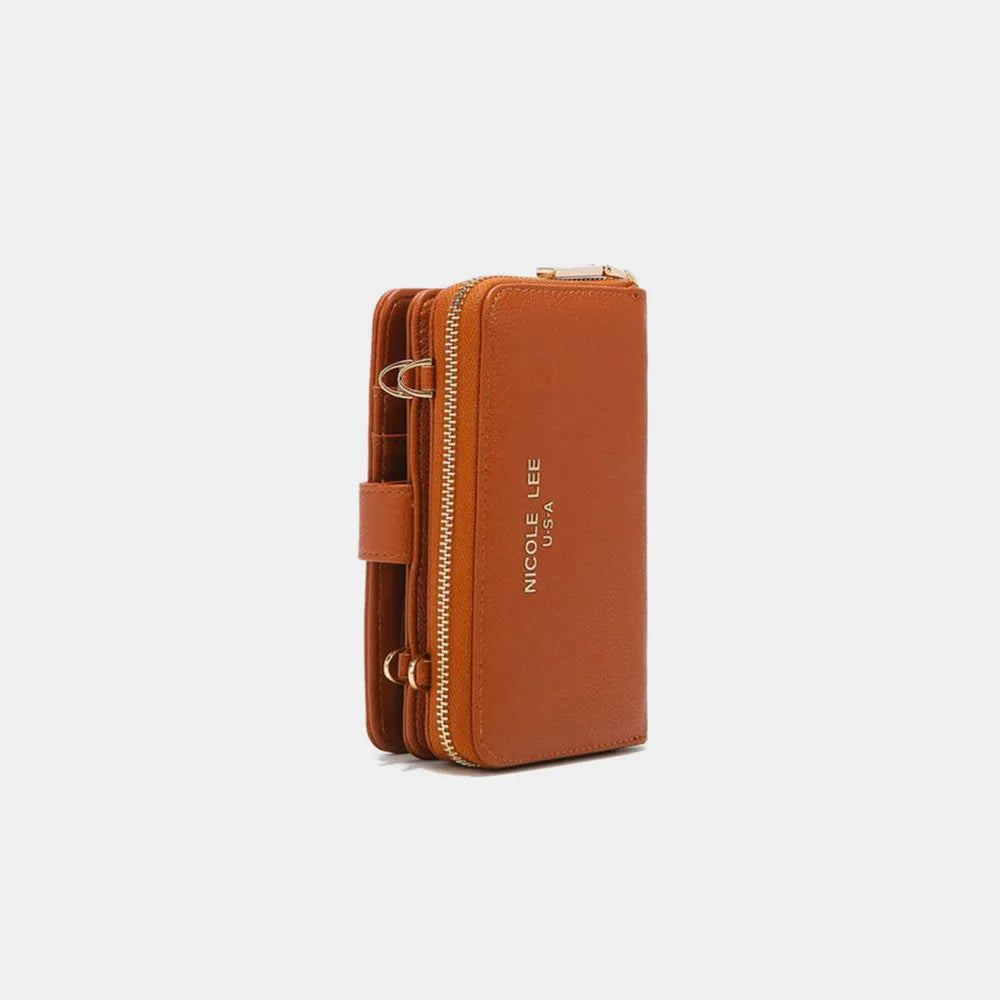 Nicole Lee USA 2 Piece Phone Case Crossbody Wallet Wallets