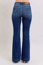 Judy Blue High Rise Flare Jeans with Pockets | Jeans Daverri Fashions