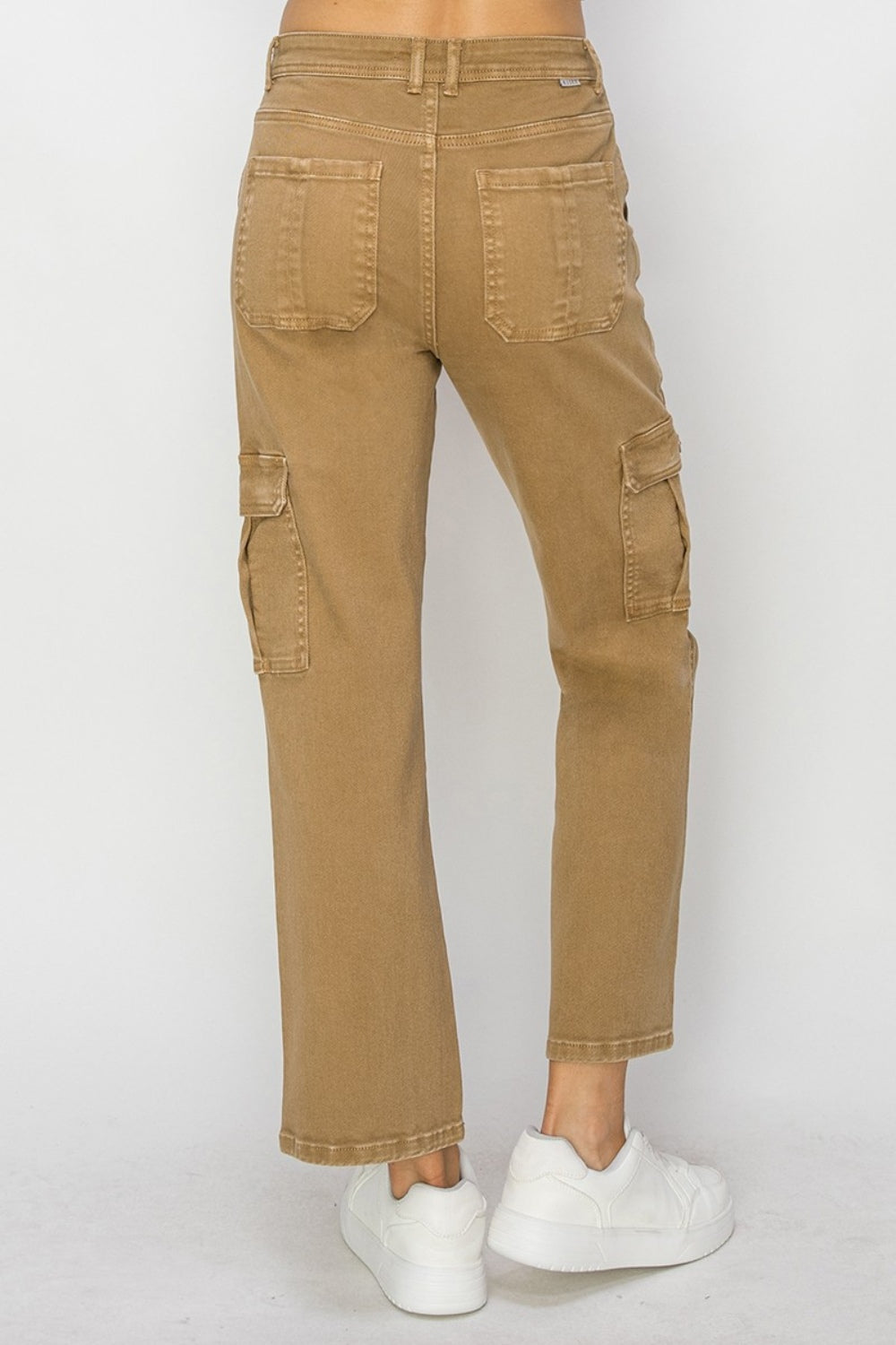 Risen Full Size High Rise Cargo Jeans Cargo Jeans