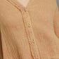 Umgee Full Size Mineral Washed Cotton Gauze Top Plus Size Tops