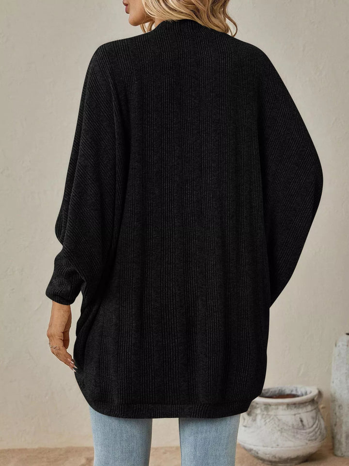 Cozy Oversized Open Front Knit Cardigan | Cardigans Daverri Fashions