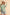 Aemi + Co Raw Seam Color Block Round Neck Knit Top Gum Leaf Tops