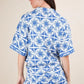 VERY J Tropical Printed Shirt Top and Shorts Set Shorts Sets
