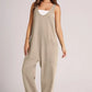 Lovelet Wide Strap Jumpsuit with Pockets - DAVERRI FASHIONS