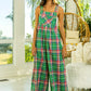 BiBi Multi Color Check Plaid Overall Overalls