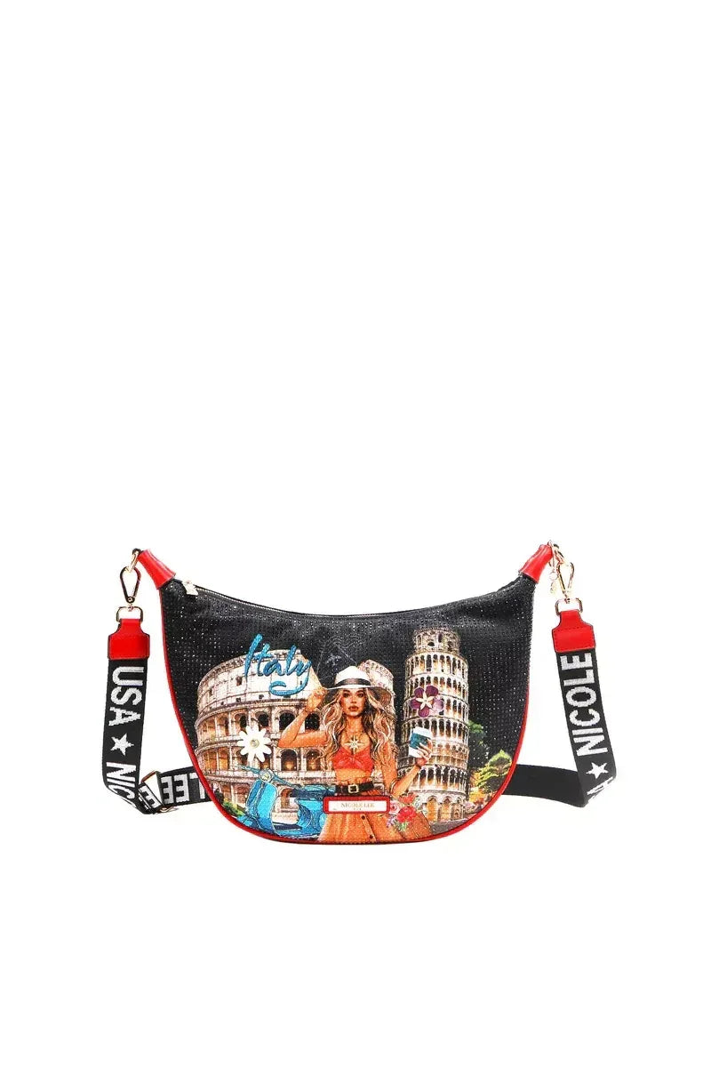 Martha Travels Italy Shoulder Bag - DAVERRI FASHIONS