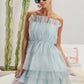 BiBi Sleeveless Layered Organza Dress - DAVERRI FASHIONS