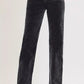 RISEN Tummy Control Mid Rise Straight Leg Corduroy Pants - DAVERRI FASHIONS