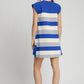 Umgee French Terry Side Slit Striped Mini Dress Mini Dresses
