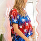BiBi American Theme Star Pattern Sequin Top Tops