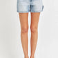 Risen Full Size High Rise Denim Shorts - DAVERRI FASHIONS