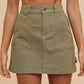 Annie Wear Cargo Denim Mini Skirt - DAVERRI FASHIONS