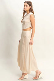 HYFVE Sleeveless Top and Maxi Skirt Set | Outfit Sets Daverri Fashions