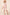 BOMBOM Floral Round Neck Short Sleeve Tiered Dress Apricot