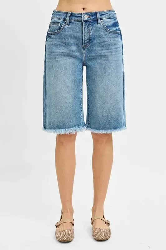 RISEN Tummy Control Mid Rise Fit Bermuda - DAVERRI FASHIONS