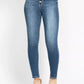 Judy Blue Full Size High Rise Button Fly Skinny Jeans Plus Size - DAVERRI FASHIONS