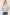 BOMBOM Striped Quarter Zip Drop Shoulder Sweatshirt Light Gray