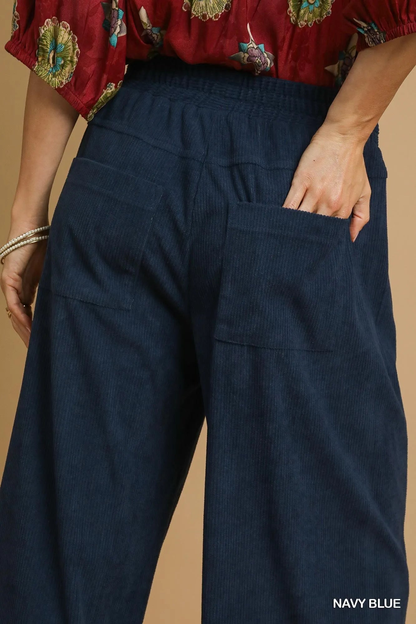 Umgee Wide-Leg Corduroy Pants | Daverri Fashions