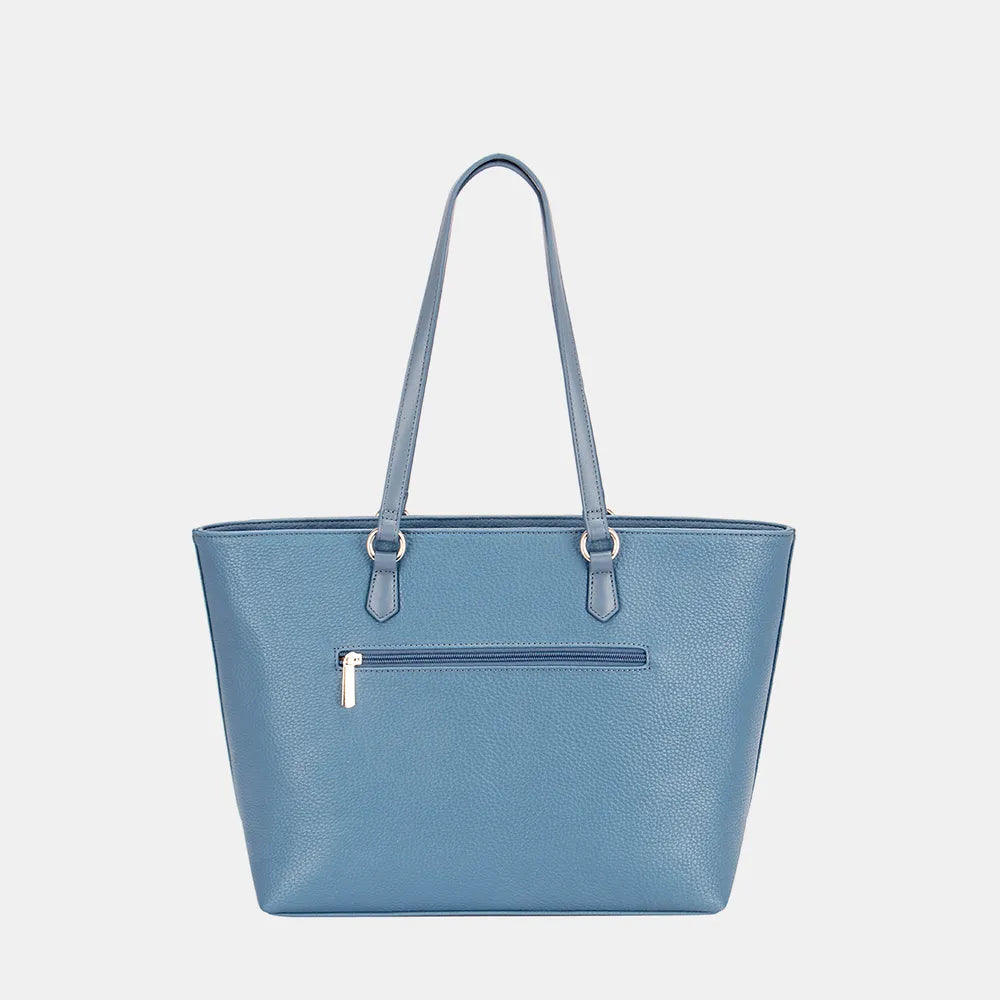 David Jones PU Leather Tote Bag | Daverri Fashions