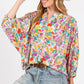 SAGE + FIG Button Down Floral Shirt MULTI M Shirts