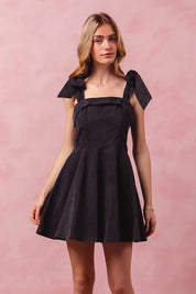SO ME Fit and Flare Washed Gameday Dress | Daverri Fashions