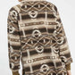 Umgee Aztec Print Sherpa Pullover - DAVERRI FASHIONS