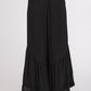 Mittoshop Lace Ruffle Asymmetric Hem Wide Leg Pants - DAVERRI FASHIONS