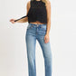 RISEN Full Size Tummy Control High Rise Straight Jeans Plus Size MEDIUM