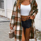 Devine Plaid Long Sleeve Hooded Coat - DAVERRI FASHIONS