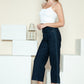 Judy Blue Full Size Side Seam Braid Detail Crop Wide Leg Jeans Jeans