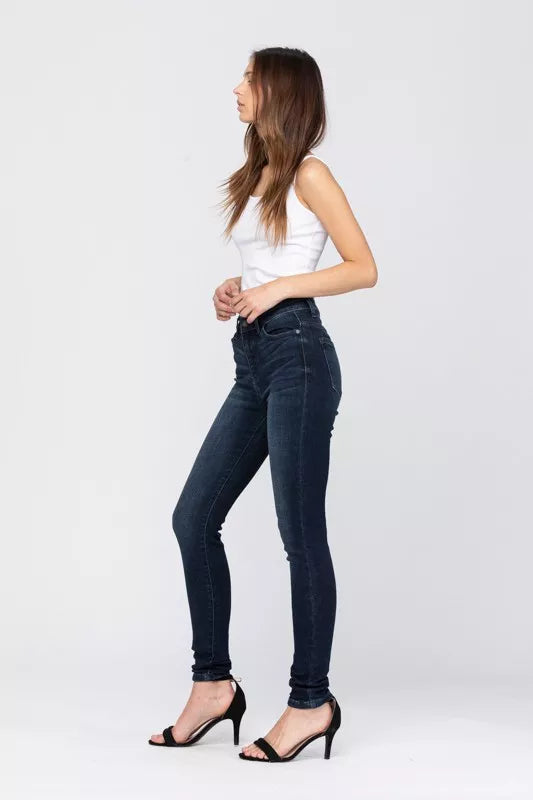 Judy Blue High Waist Washed Skinny Jeans | Daverri Fashions