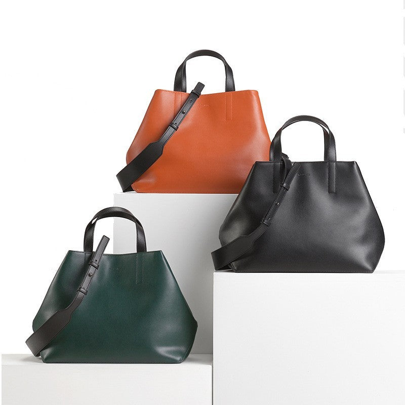 Cecily Leather Tote Bag | Tote Bags Daverri Fashions