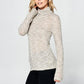 Renee C Long Sleeve Knit Turtleneck Top - DAVERRI FASHIONS