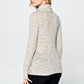 Renee C Long Sleeve Knit Turtleneck Top - DAVERRI FASHIONS