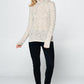 Renee C Long Sleeve Knit Turtleneck Top - DAVERRI FASHIONS