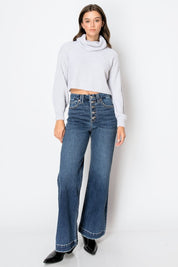 As Shown Artemis Vintage Tummy Control 90's Vintage Wide Jeans | Jeans Daverri Fashions