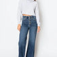 Artemis Vintage Tummy Control 90's Vintage Wide Jeans - DAVERRI FASHIONS