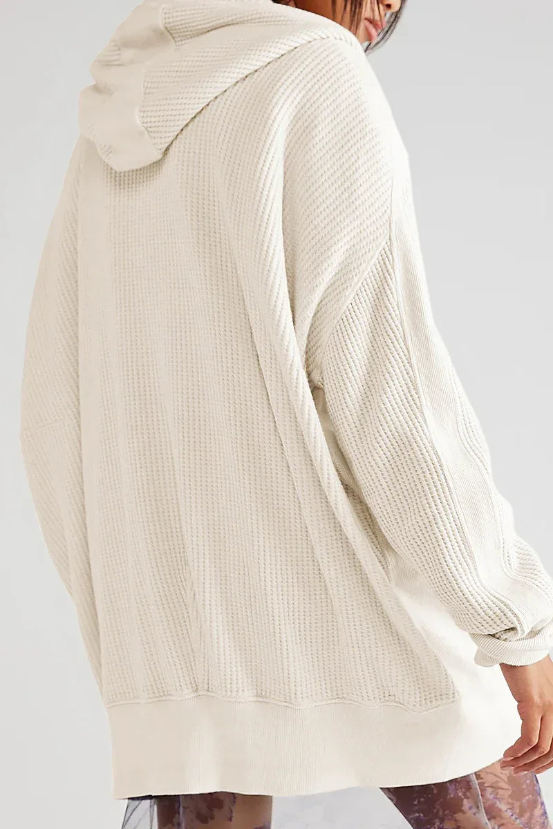 Zip-Up Long Sleeve Jacket - DAVERRI FASHIONS