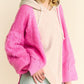 Davi & Dani Side Slit Open Front Long Sleeve Cardigan Cardigans