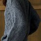 Cable Knit Button-Down Cardigan - DAVERRI FASHIONS