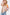 SAGE + FIG Color Block Curved Hem T-Shirt T-Shirts