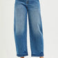RISEN Slouchy Cropped Barrel Jeans - DAVERRI FASHIONS