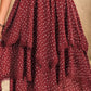 Lace Detail Layered Skirt - DAVERRI FASHIONS
